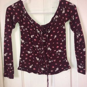 Floral off the Shoulder Top